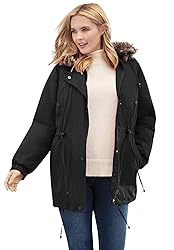 Woman Within Women's Plus Size Quilt-Lined Taslon