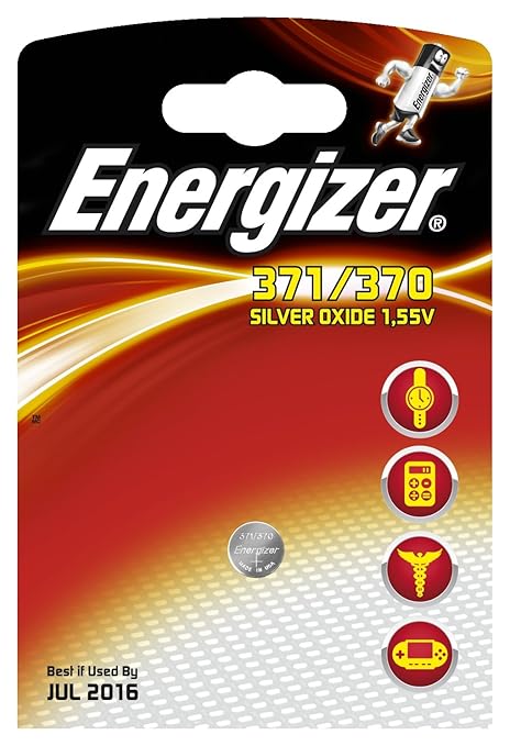 Energizer Uhren-Knopfzelle 371