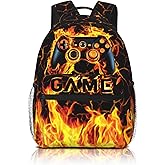 Nebcog Boys Backpack For Kids School Backpack For Boys Children Game Bookbag Teens Elementary Middle School Backpacks for Boy 6-18 Waterproof Lightweight 17 Inches Travel Back Pack