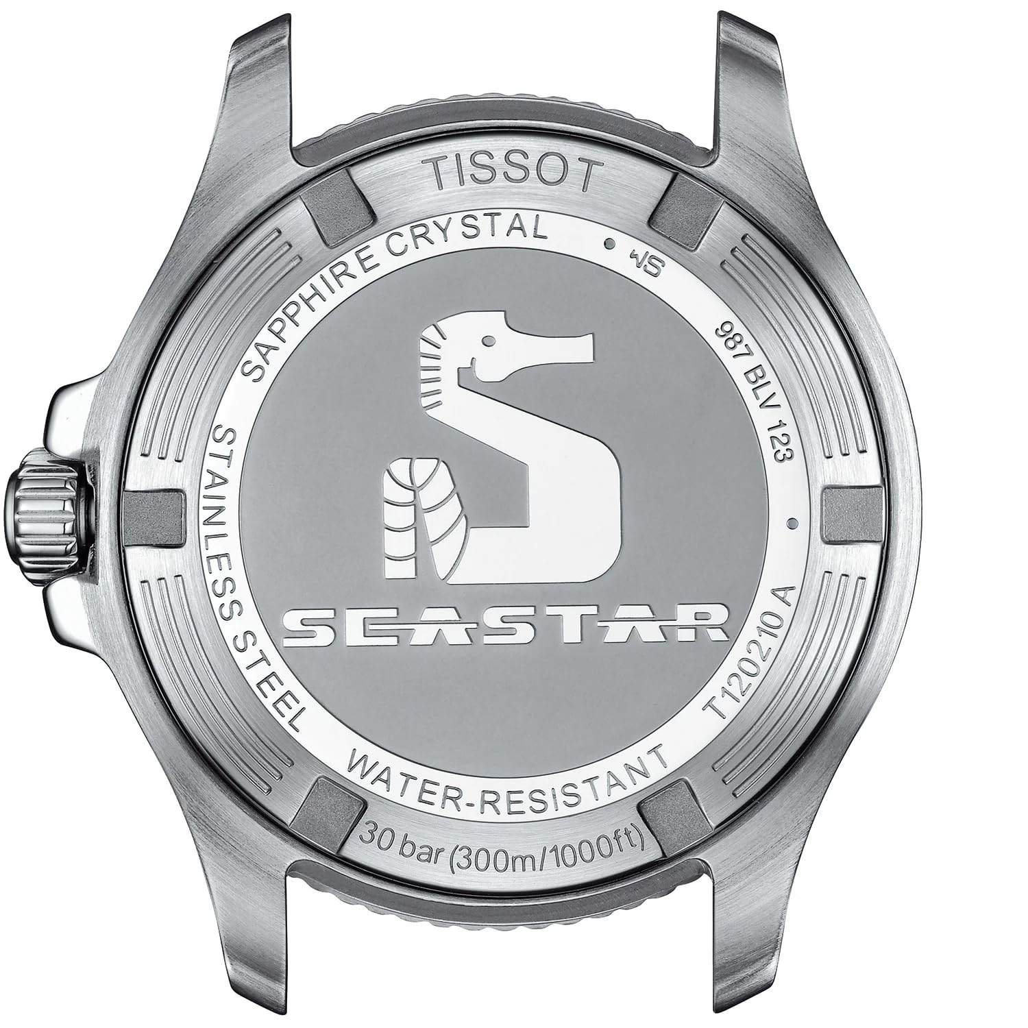 TISSOT Seastar 1000 36Mm Men's Blue Watch T120.210.11.041.00