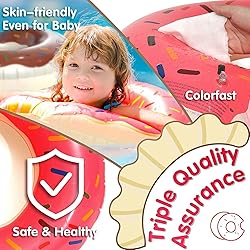 DMAR Pool Floats Donut Inflatables 23.4" Donut Pool