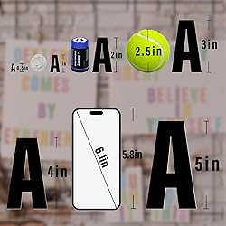 300 Pieces 30 Sheets Letter Stickers,Self Adhesive