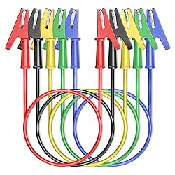 Goupchn Alligator Clips Electrical Test Leads Dual