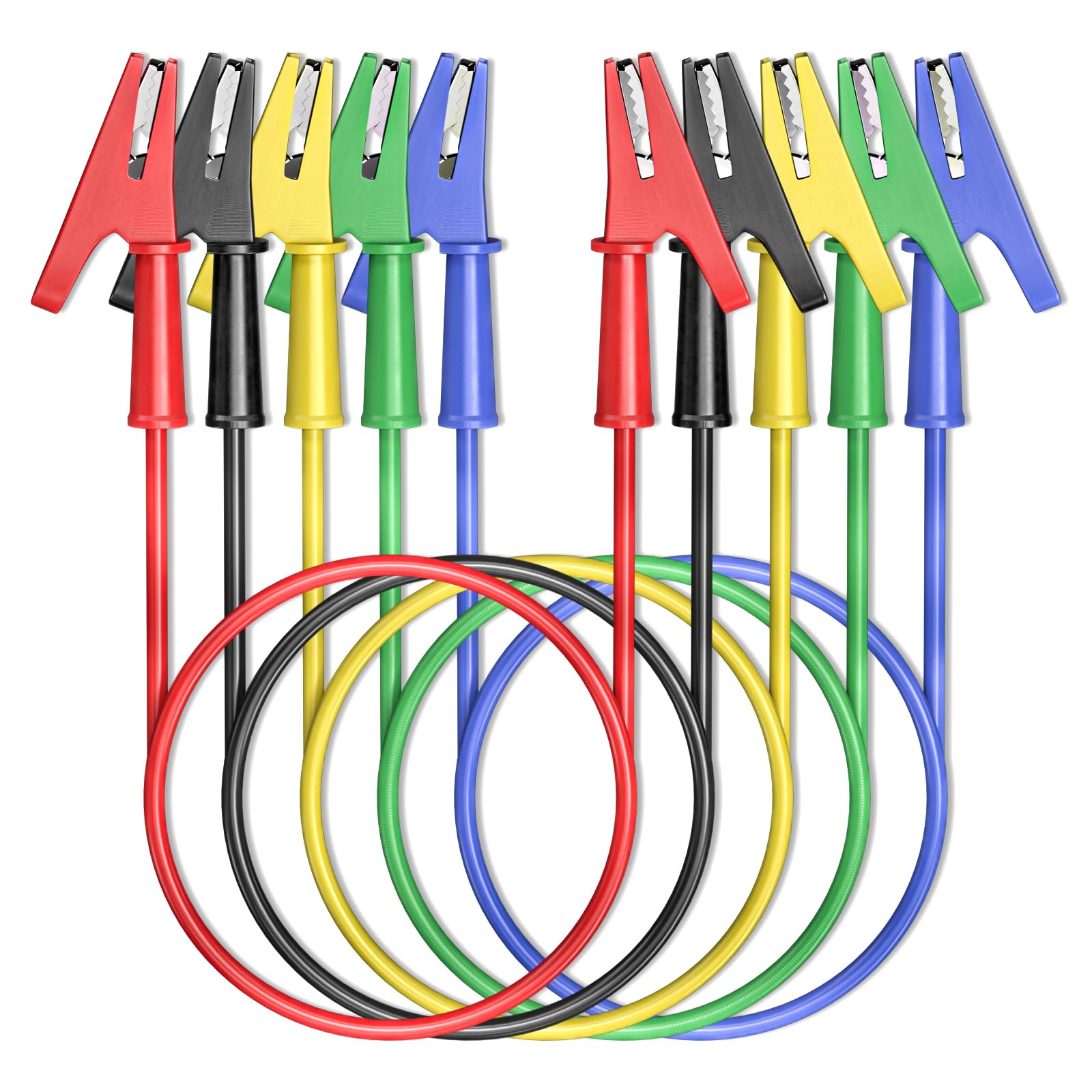 Goupchn Alligator Clips Electrical Test Leads Dual