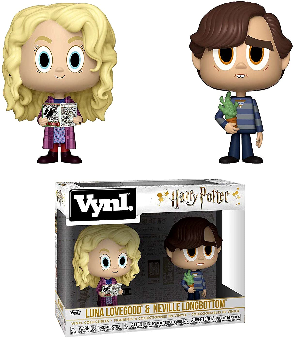 Funko VYNL: Harry Potter-2 Pack - Luna Lovegood & Neville - Collectable Vinyl Figure - Gift Idea - Official Merchandise - Toys for Kids & Adults - Movies Fans - Model Figure for Collectors