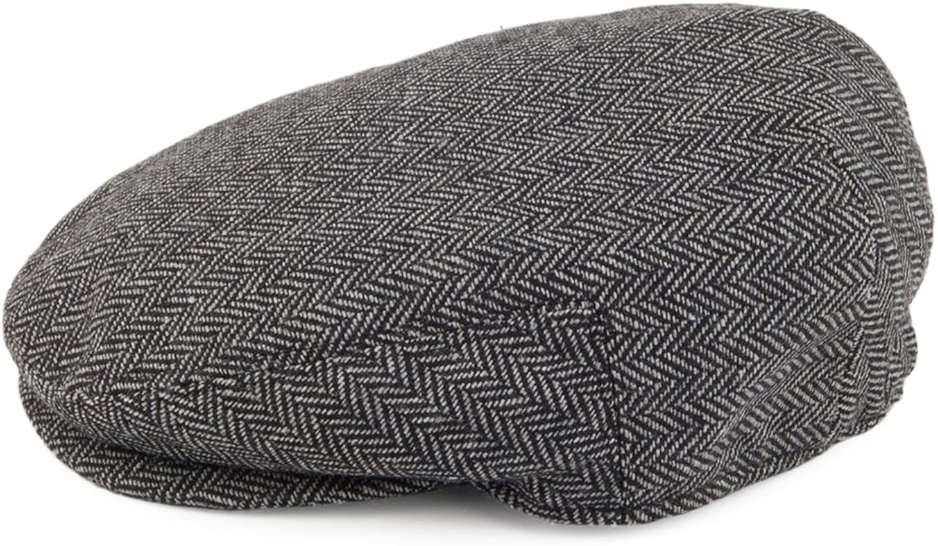 herringbone flat cap