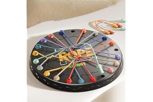 Brainy Knots Rope Untangling Puzzle Game for Kids & Adults, Multi-Level Challenge with 32PCS for Family Party Travel, Brain T