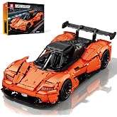 Reobrix Sports Car Building Blocks Set 1:8 Racing Car Model Toy 2812PCS | Supercar Model Creative Building Toy Race Car Vehicle Building Kit Home Decoration Collectible Gifts for Adults 14+
