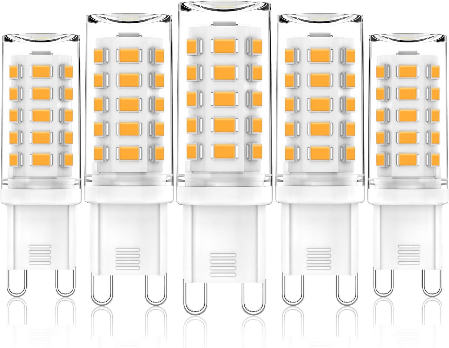 CHEERBEE G9 LED Bulbs Dimmable, Warm White 2700K, 3W G9 LED Light Bulb, 28W 33W 40W Halogens Equivalent, AC 220-240V, 325LM