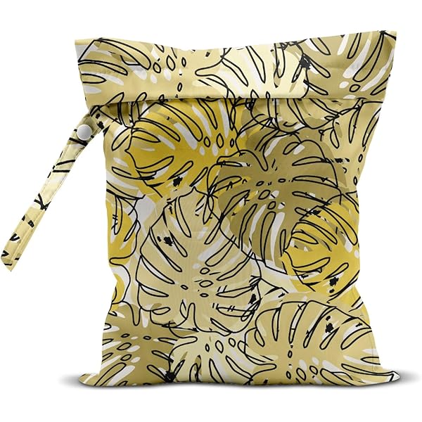 Bolsa Pañales Viaje Bolsa Húmeda Para Pañales - Impermeable Y Lavable Con Diseño Zoo Bolsa Impermeable Bebé