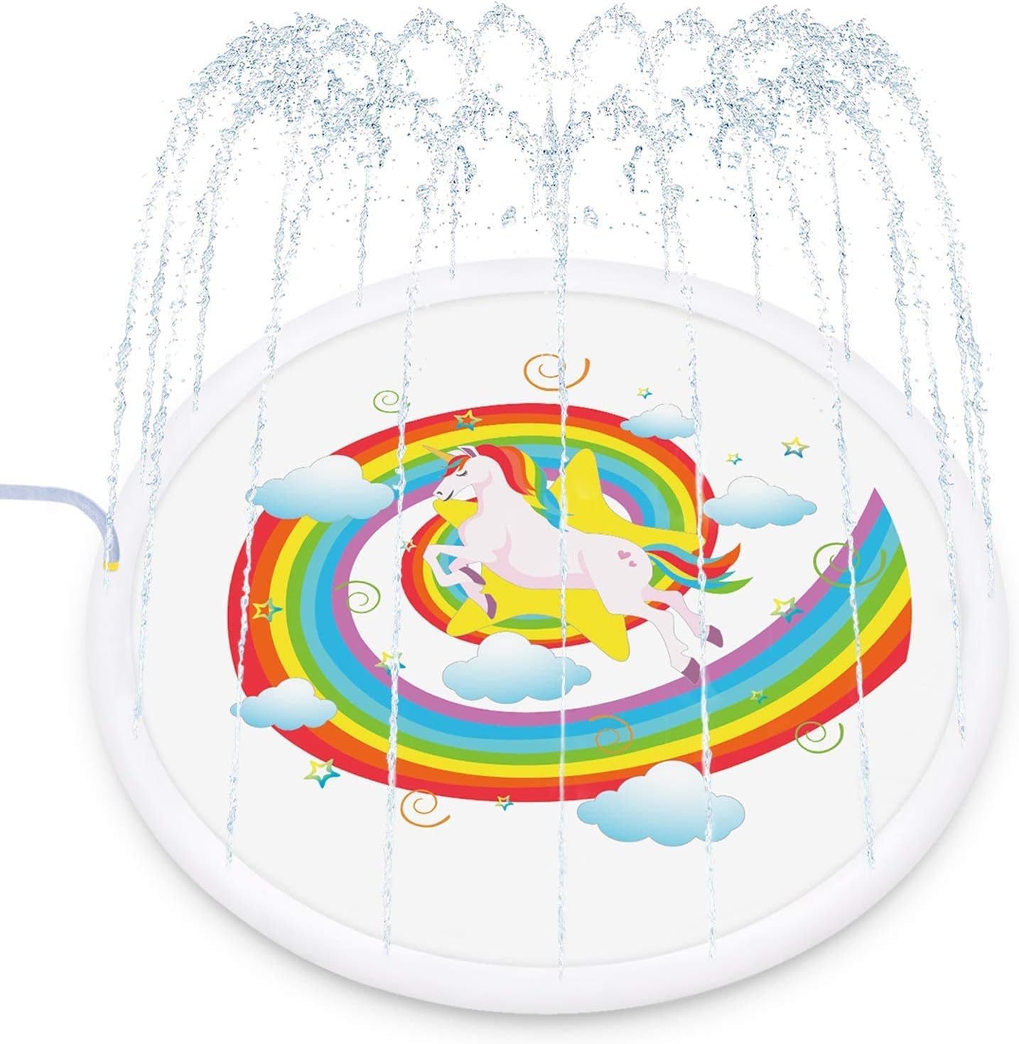 unicorn sprinkler pool