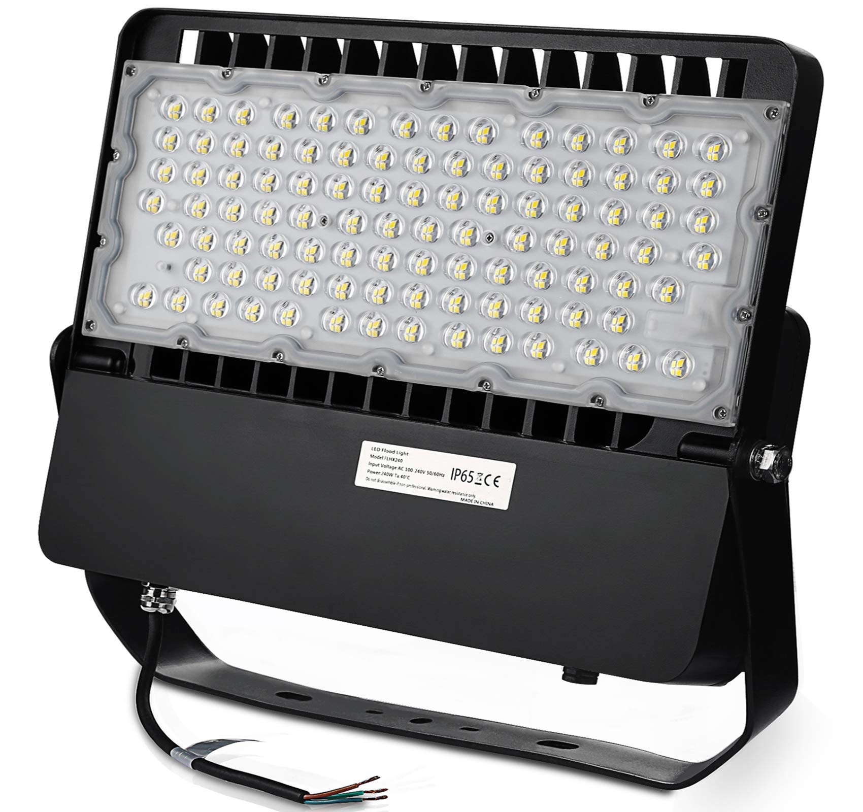 LEDMO LED Flood Light 240W - LED Stadium Light 31200Lm 1500W Equivalent Spotlight Lamp 5000K Outdoor Lighting Fixtures LED Lights for Sports, Billboard, Garage, Garden, Lawn, Yard