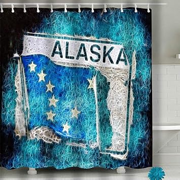 Amazon Com Yilinger Shower Curtain Set Bathroom Fabric Curtains