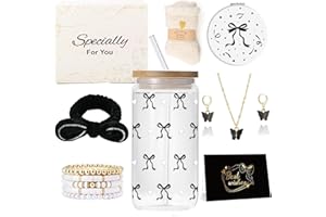 Gifts for Teen Girls Women, Birthday Gifts Ideas for Teen Girls 10 11 12 13 14 15 16 18 Year Old, Cute Black Bow Coffee Cup T