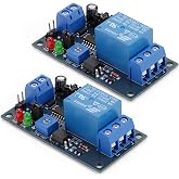 2PCS Delay DC 12v Relay Delay Turn On Off Switch Module | 12v Timer Switch with Timer Board Module Timing Adjustable Potentiometer