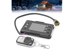 Universal Diesel Air Heater Controller LCD Monitor Thermostat Switch with Remote Control for 12V/24V 2kw/5kw/8kw Diesel Parki