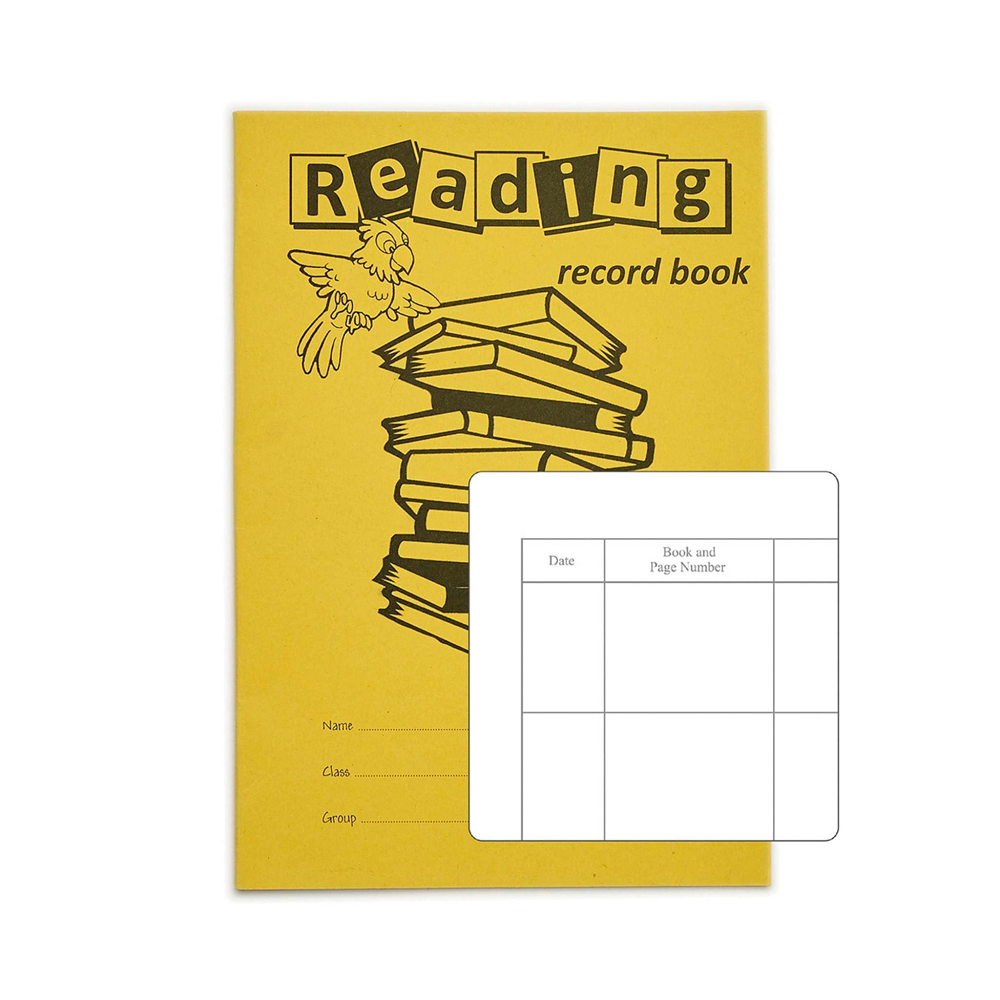 Rhino A5 Reading Record Book, 40-Page / 1-Pack, Reading Journal & Diary, School Stationery Supplies
