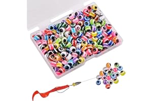 JSHANMEI Fishing Bait Eggs Fishing Eye Beads Kit Assorted Fishing Line Beads Plastic Round Beads for Fishing Lures Carolina R