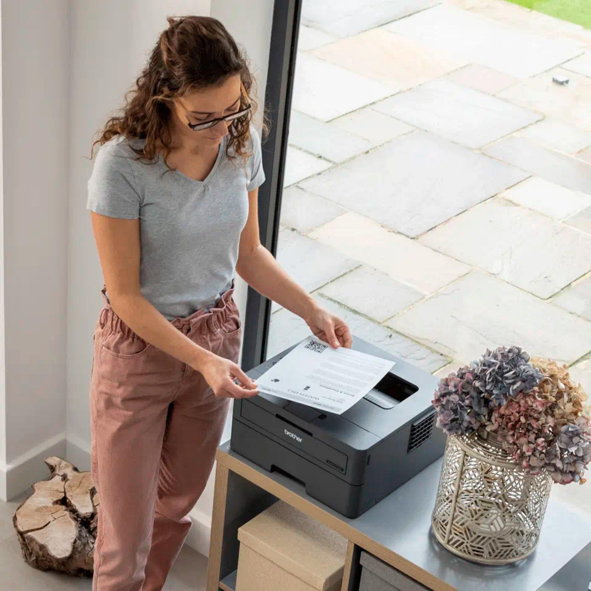 Brother HL-L2400DWE Laserdrucker A4 Schwarz-Weiß WLAN mit Automatischem Duplexdruck LC-Display 6