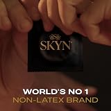 SKYN Intense Feel Condoms 10 Pack, Latex Free, Ribbed & Dotted, 53mm view 6