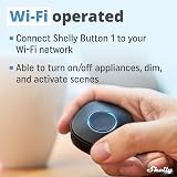 Shelly Button1 Black Wi-Fi Scene Control Home Automation Rechargeable Battery view 3