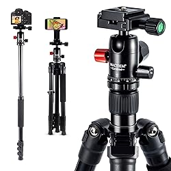 MACTREM Professional Camera Tripod with Phone