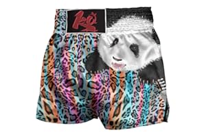 CHENHANG Men Leopard Print Muay Thai Shorts Zipper Viper Colorful My Style Sports Shorts for MMA BJJ Boxing