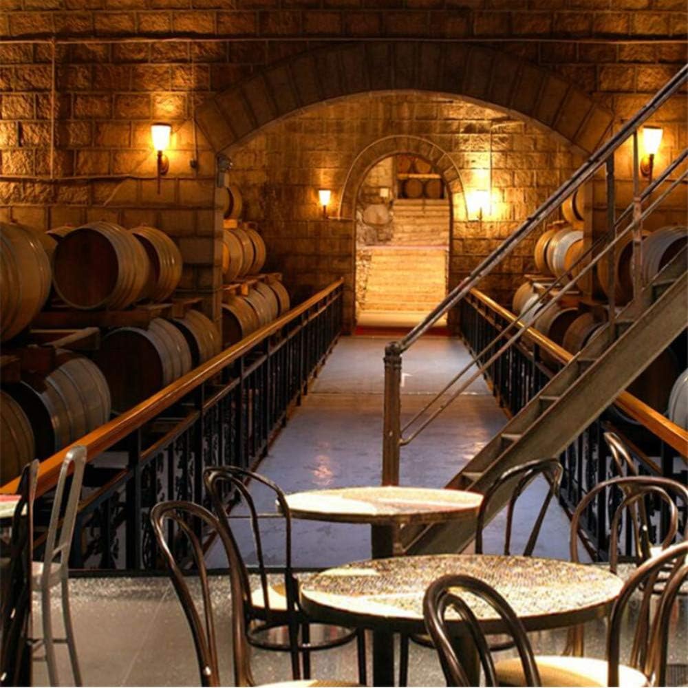 Amazon Co Jp Wuyyii カスタム3dヴィンテージワイン壁紙ワイナリーバレル人格クリエイティブ壁紙バー音楽食事バーの背景壁紙 400 280cm Diy 工具 ガーデン