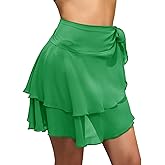 QIANXIZHAN Women's Sarong Wraps Swim Skirts, Swimsuit Cover up Beach Skirts Bathing Suit