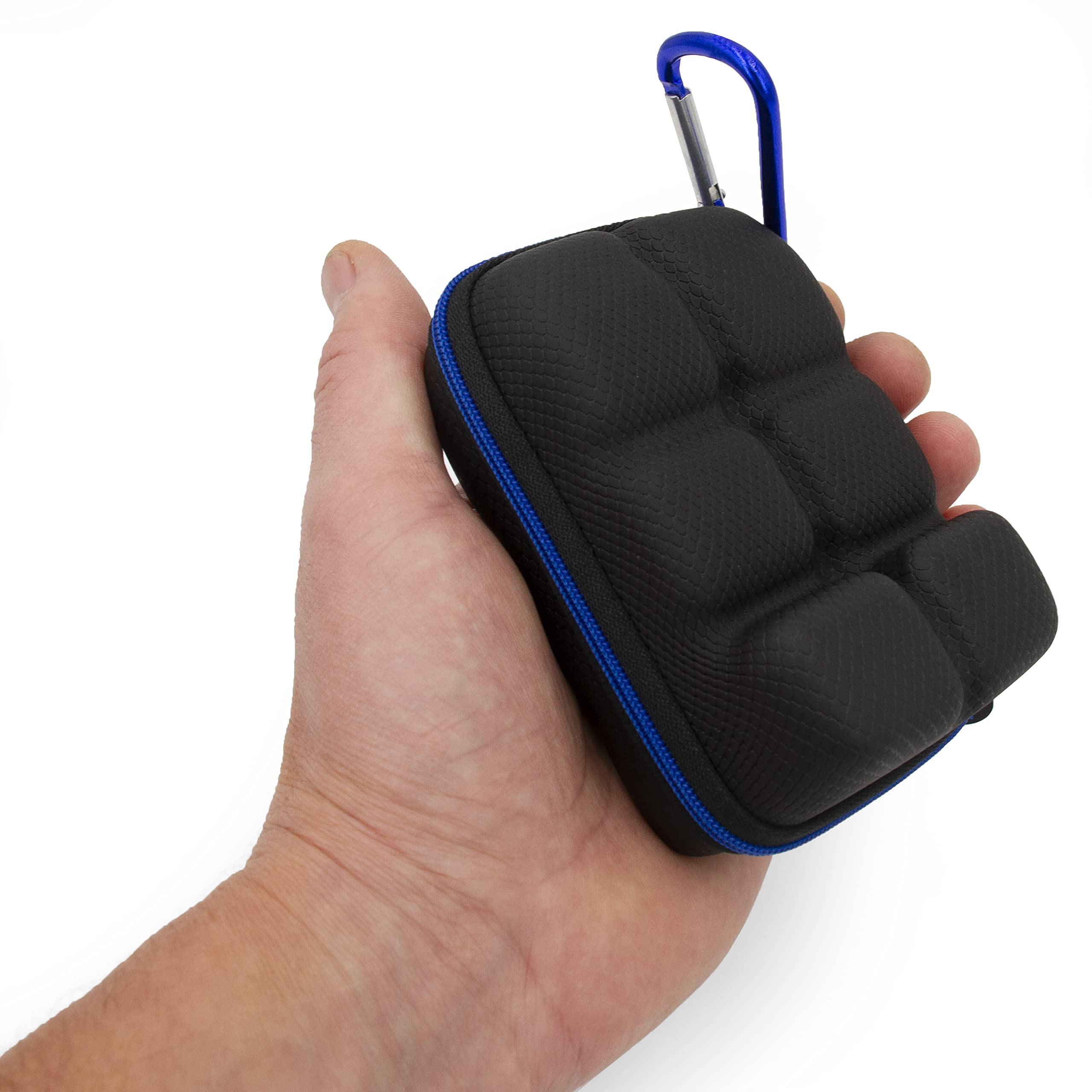 CASEMATIX Asthma Inhaler Holder Case Fits Two Standard Rescue Inhalers With Lanyard and Clip On Keychain Carabiner, Includes Asthma Case Only