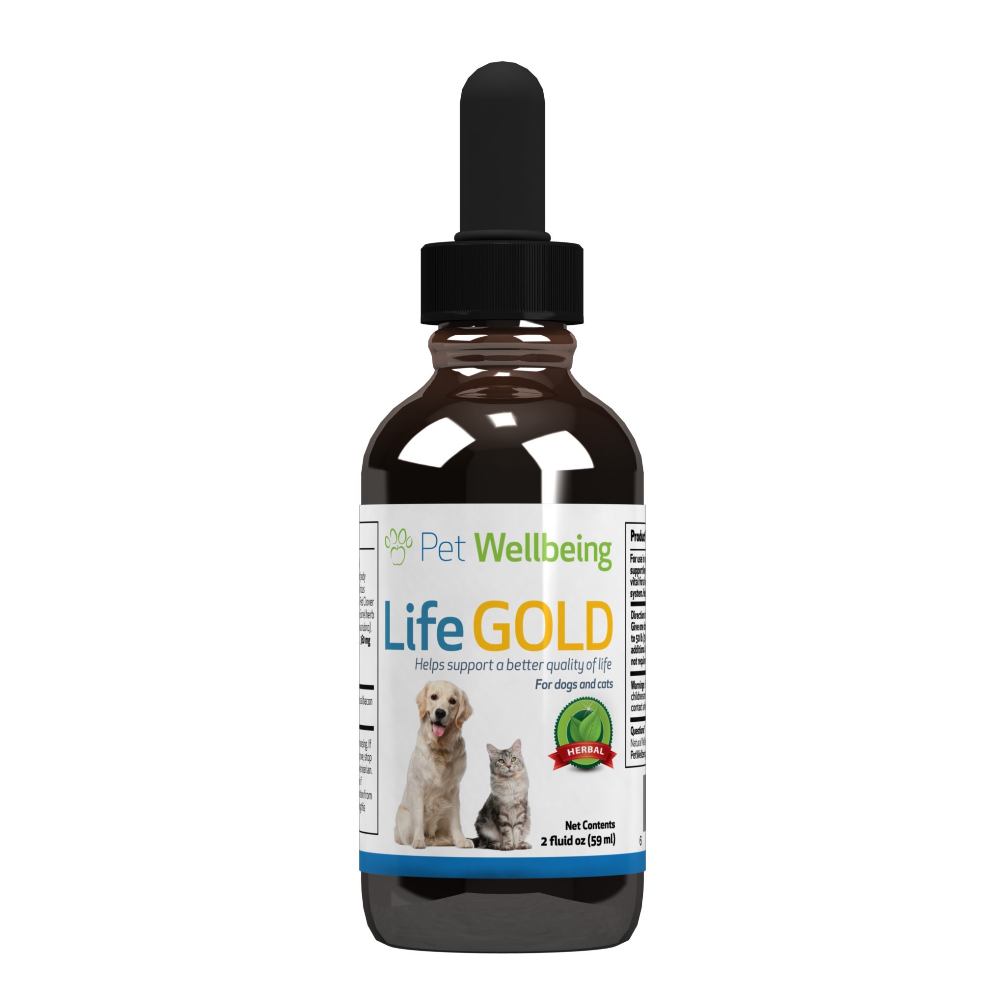 Pet Wellbeing Life Gold For Cats Natural Cancer Support For Felines