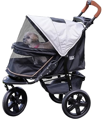 Amazon.com : Pet Gear NO-Zip Double Pet Stroller, Zipperless Entry