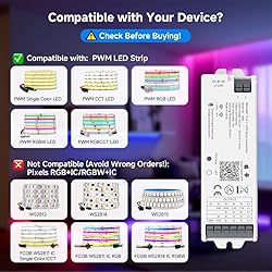 BTF-LIGHTING 5in1 WB5 2.4GHz Tuya WiFi PWM LED