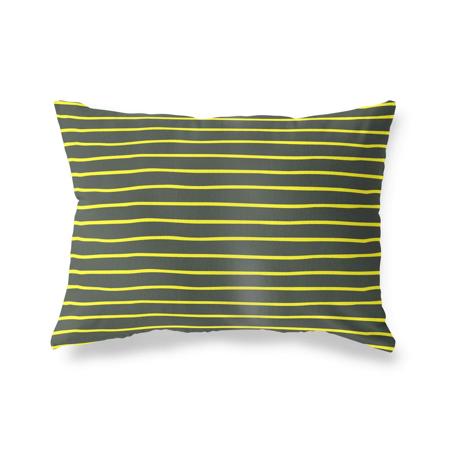 BonaMaison Decorative Cushion Cover, Neon Yellow-Fume Throw Pillow Covers, Home Decorative Pillowcases for Livingroom, Sofa, Bedroom, Size: 45X60 Cm - Designed and Manufactured in Turkey