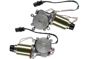 A-Premium 2 x Left and Right Headlight Headlamp Motor Fit for Chevrolet C4 Series Corvette 1984-1990, Only Fit 2 Wires