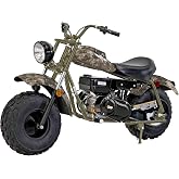 Massimo Motor Warrior200 196CC Engine, 6.5 HP Super Size Mini Motor. Wide Tires Motorcycle Powersport (Camouflage)