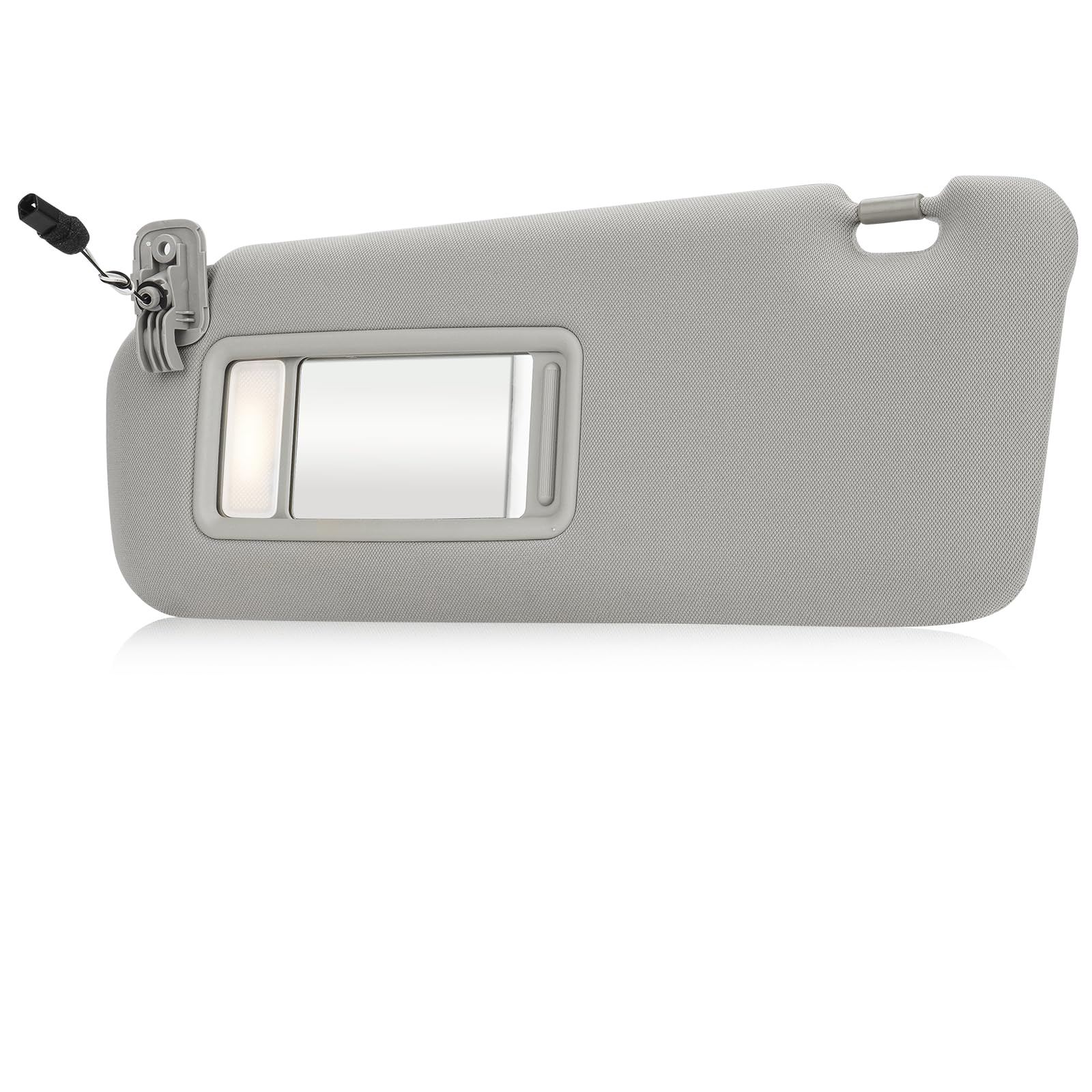 Photo 1 of Youxmoto Left Driver Side Car Sun Visor Gray Replacement for Mazda CX-9 2010 2011 2012 2013 2014 2015, Replaces# TDY1-69-320, with Mirror and Vanity Light