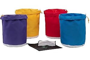 Hyindoor Bubble Bags 5 Gallon 4 Bag Herbal Ice Bubble Hash Bag Essence Extractor Kit Come with Pressing Screen and Storage Ba