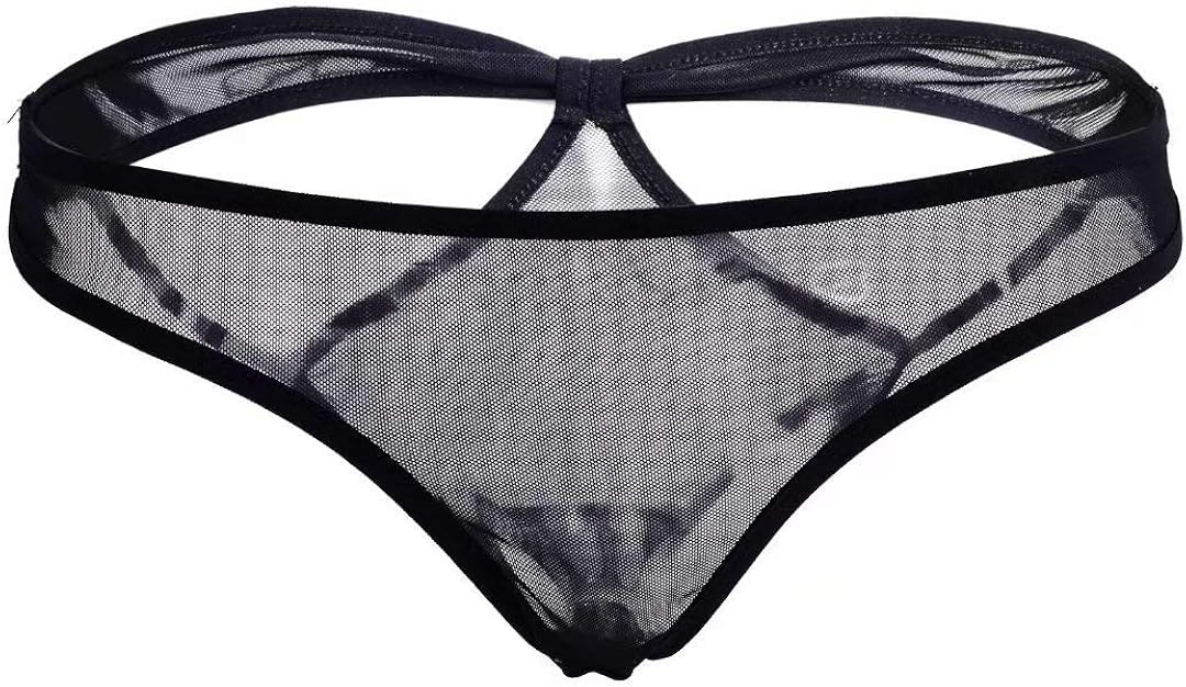 Amazon Com Etaoline Womens Crotchless Panty Sexy Lace Thong G