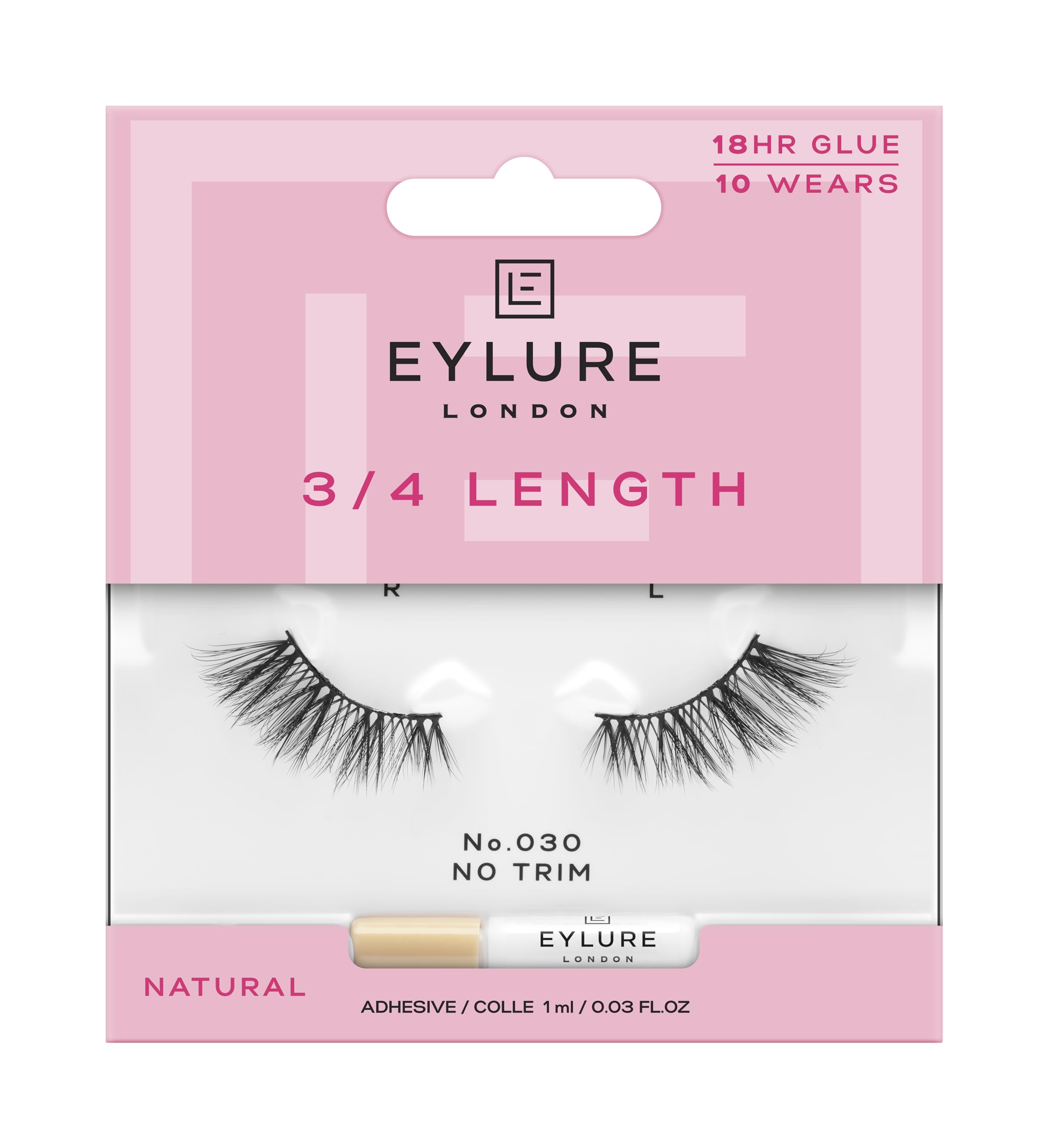 Eylure 3/4 Length No. 030 False Lashes — image 1