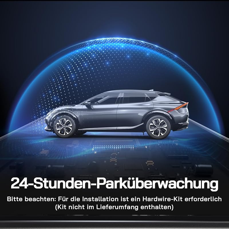 Dashcam Auto Vorne Hinten, 4K+1080P Wi-Fi Dash Cam