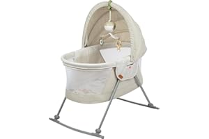 Tiny Love 2-in-1 Take Along Deluxe Bassinet, White