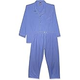 Hanes Men's Woven Plain-Weave Pajama Set