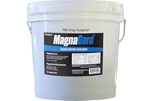 MagnaGard - Gastric Support Supplement for Horses | Relieves Ulcers, Calming Supplement, Magnesium & Other Vital Minerals | Powder, 20lb Bucket, 5-Month Supply | by Eagle Equine