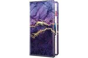 Pisypox Car Registration and Insurance Holder，Colour Patterns Men Women Car License Document Registration and Insurance Card Holder