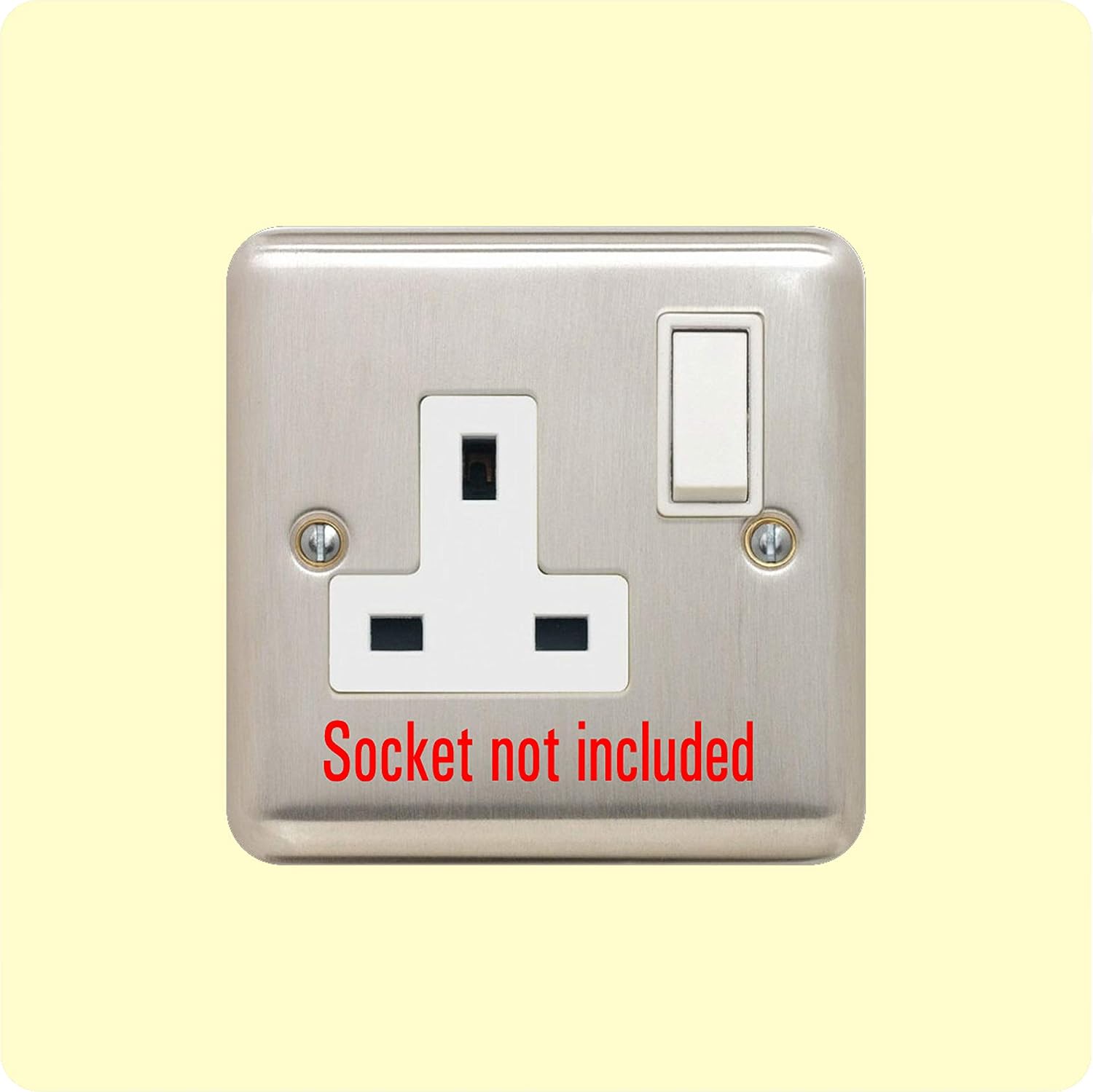 Single Socket Surround, Ivory