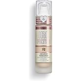 Revolution IRL Filter Longwear Foundation, F2 | Soft &amp; Breathable Formula, Medium to Full Coverage, Matte Finish, Vegan &amp; Cruelty-Free, 0.7 fl oz