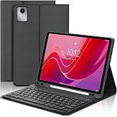 Keyboard Case for Lenovo Tab M11 / K11 LTE 11 Inch 2024,Black | Magnetically Wireless Detachable Ultra-Thin Keyboard,PU Leather Protective case with Pen Holder,Auto Sleep/Wake