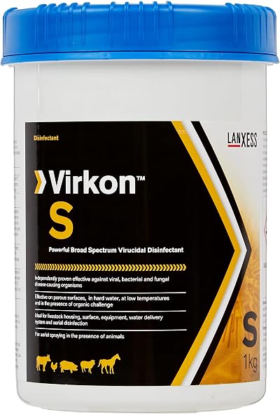 Virkon S Broad Spectrum Disinfectant 1 kg DEFRA Approved