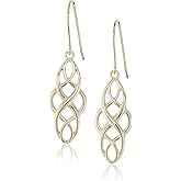 Amazon Essentials Sterling Silver Celtic Knot Dangle Earrings